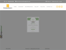 Tablet Screenshot of hotelcentralavenue.com